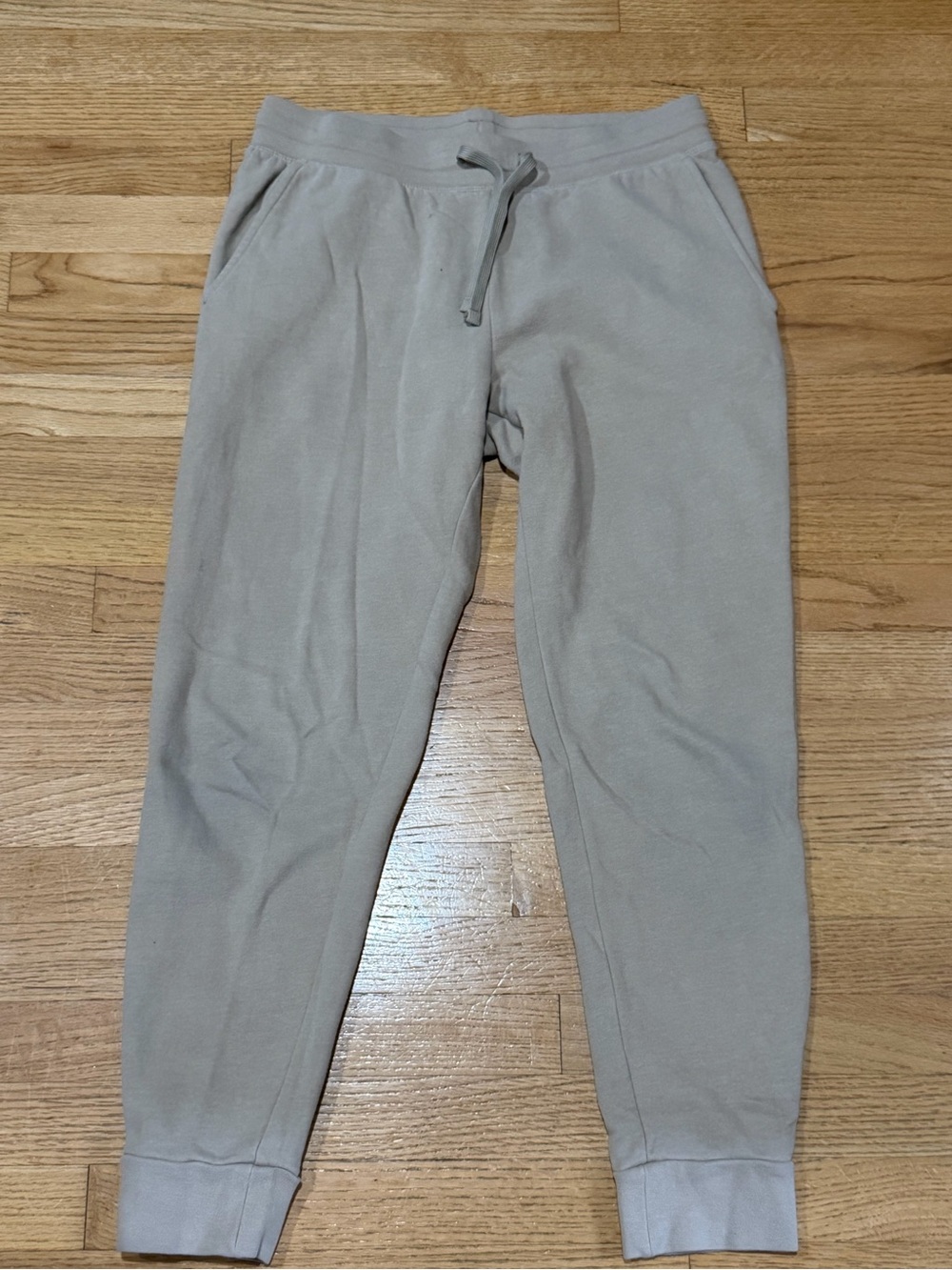 Men's Casual Drawstring Jogger Pants - Tan